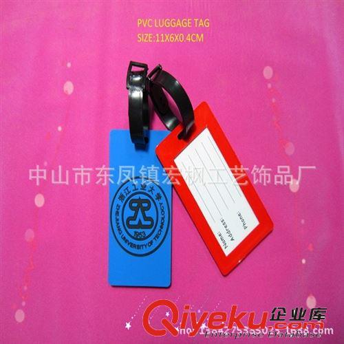 2014廠家供應3D效果軟膠行李牌 pvc行李掛牌等圣誕促銷禮品原始圖片2