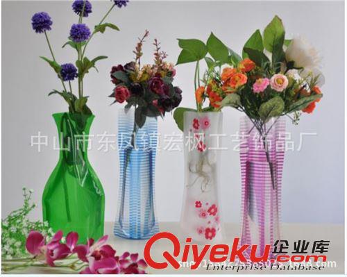 低價促銷PVC可折疊式花瓶 塑料花瓶 PVC花瓶 現貨批發定制