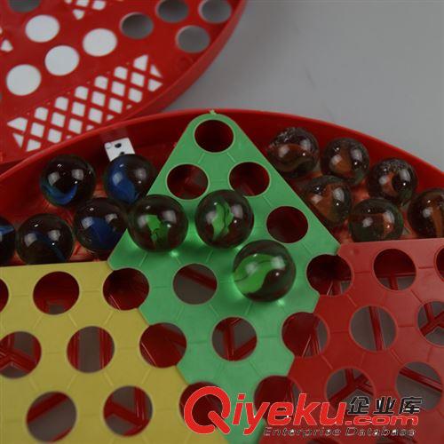 星達(dá)  小高級(jí)兩用跳棋 609B 玻珠棋 飛行棋原始圖片3