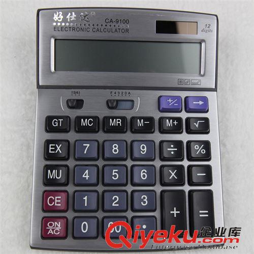 好仕達計算器總經銷 CA-9100 12位數多功能電子計算機 太陽能原始圖片2