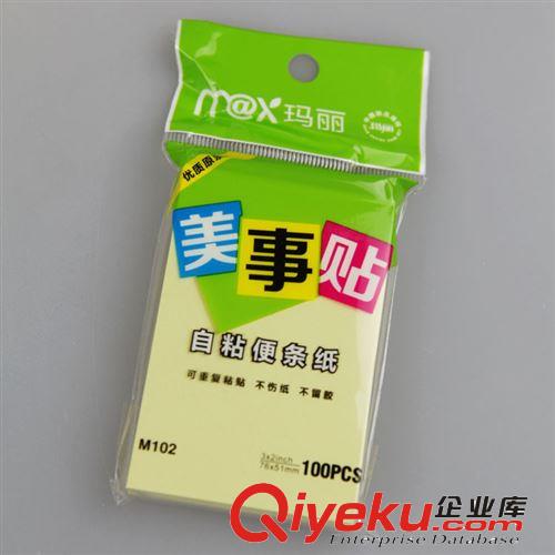 瑪麗 美事貼 M102 自粘便條紙 3*2 N次貼原始圖片2