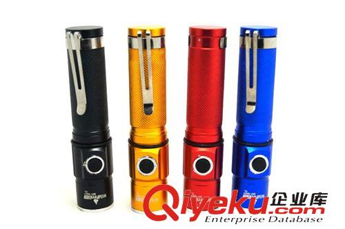 現貨批發6507迷你強光手電筒使用18650 照明時間更長戶外家用手電原始圖片2