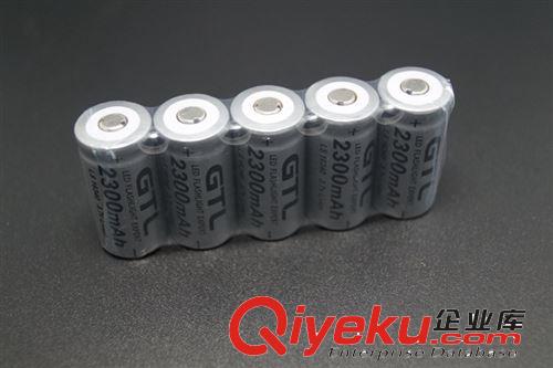 廠家直銷16340鋰電池 激光筆電池 強光手電筒電池 2300mah 3.7V原始圖片3