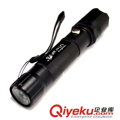 指南針3W強(qiáng)光手電筒三檔18650充電手電筒防水戶外廠家直銷原始圖片2