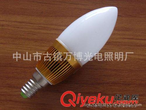 LED球泡燈，中山E14蠟燭燈，LED 蠟燭燈 3*1W YZB-036128-03J-D