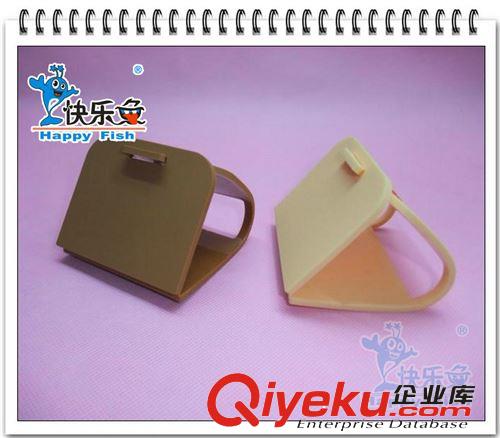 【快樂魚】軟膠手機(jī)座  創(chuàng)意手機(jī)座  多功能手機(jī)座原始圖片2
