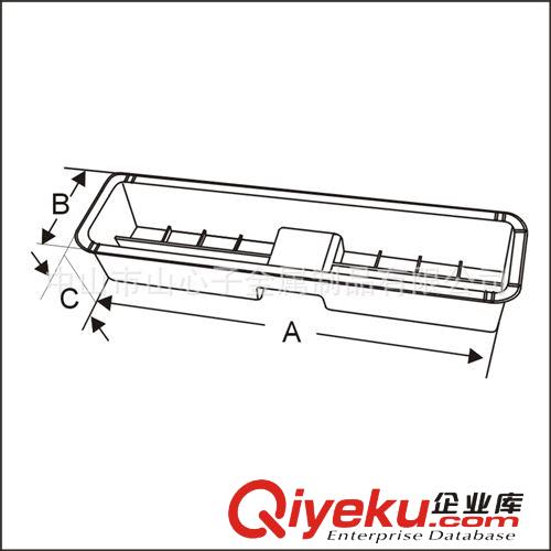 廠家供應塑料排水管槽 白色塑料排水管槽WTG-118A/B原始圖片2