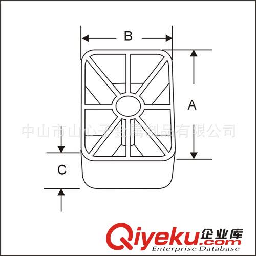 廠家供應(yīng)空調(diào)支架配件減震墊 九孔空調(diào)減震墊