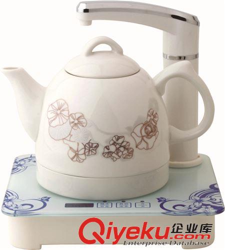 廠家直銷燒水壺 陶瓷電熱水壺 玫瑰花陶瓷壺批發 電熱水壺供應