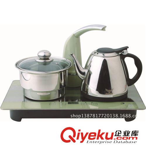 電熱水壺批發(fā) 不銹鋼電熱水壺套裝 茶具燒水壺廠家供應 不銹鋼壺