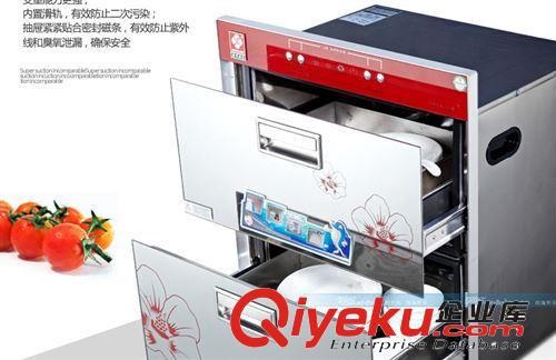廣州櫻花 嵌入消毒柜 110L紅外線高溫消毒柜 超大容量 彩晶面板原始圖片2
