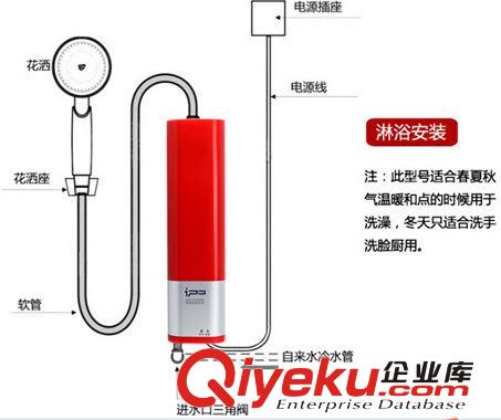 3C認證 即熱式電熱水器 小廚寶 智能速熱熱水器 廚房淋浴兩用