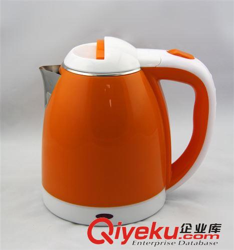 包膠電熱水壺快速電水壺不銹鋼開水壺自動斷電一件代發(fā)1.8L