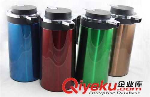 雙層彩鋼保溫電熱水壺快速電水壺防燙防漏全不銹鋼燒水壺