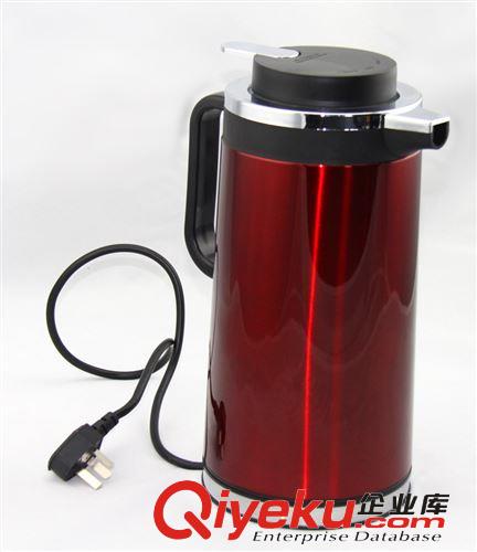 雙層彩鋼保溫電熱水壺快速電水壺防燙防漏全不銹鋼燒水壺