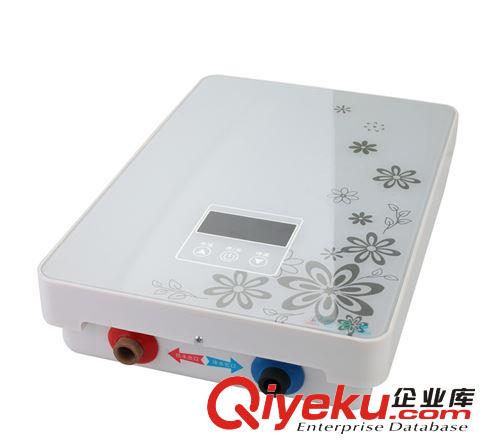 廠家直銷新款速熱式壁掛型白色提花小型即熱式電熱水器原始圖片3