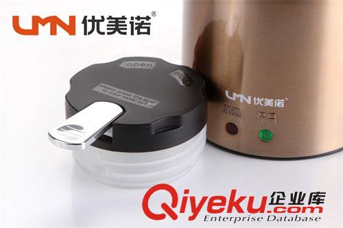 優(yōu)美諾360度旋轉(zhuǎn)gd保溫電熱水壺品牌不銹鋼防燙燒水壺廠家批發(fā)