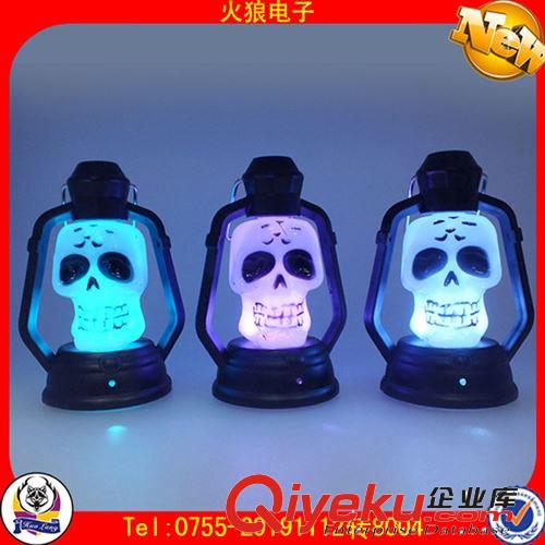 創(chuàng)意萬圣節(jié)電子禮品 4元以下卡通電子禮品 電子led鬼頭燈廠家