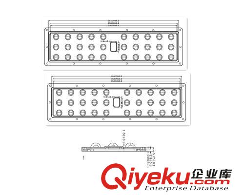 LED路燈透鏡模組,30W路燈透鏡