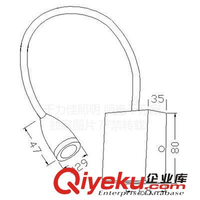 千力佳LED珠寶玉器展柜燈1W射燈led閱讀燈寫字燈防眩光原始圖片2