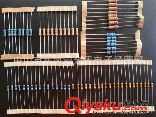 [tj]金屬膜電阻1/8W 1/4W 1/2W 1W 2W 3W 5W精密電阻 編帶 插件原始圖片2