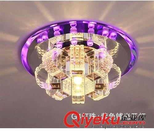 廠家批發(fā) led水晶過道燈 裝飾玄關(guān)燈 吸頂走廊燈 燈飾燈具原始圖片2