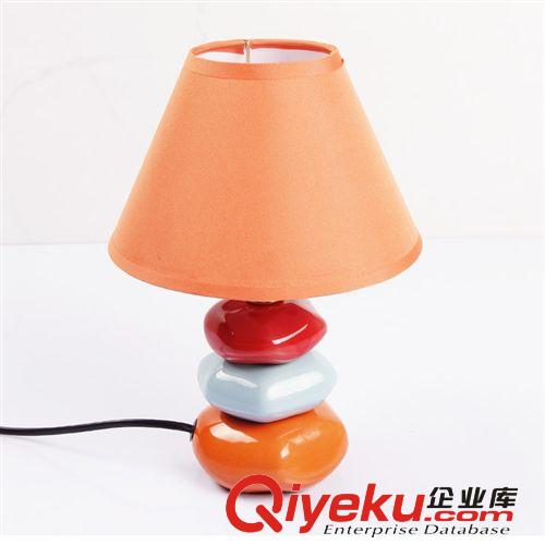 華粵照明 熱銷  現(xiàn)代創(chuàng)意 家居學習書桌 床頭臺燈 陶瓷燈具 時尚原始圖片2