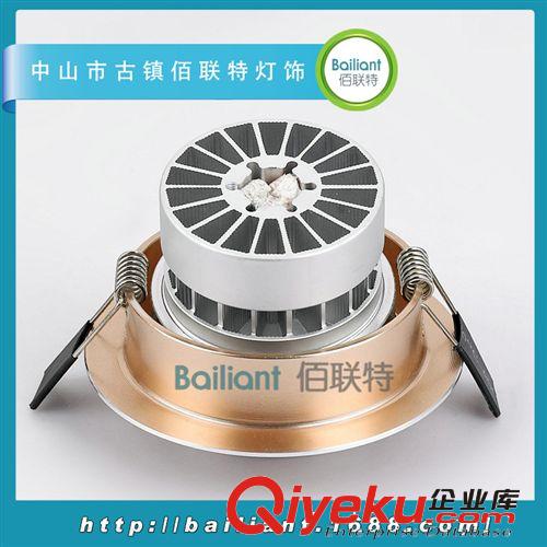 長期供應(yīng) TH31-01 香檳金天花射燈 節(jié)能LED天花射燈原始圖片2