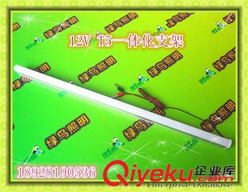 12V地攤?cè)展鉄?直流T5led支架燈電瓶支架燈 T5一體化支架原始圖片2