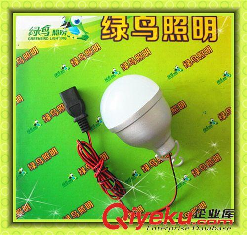 LED24-85V磨砂鋁 夜市燈泡 鋁皮球泡 球泡 電瓶車(chē)燈泡 帶品字插