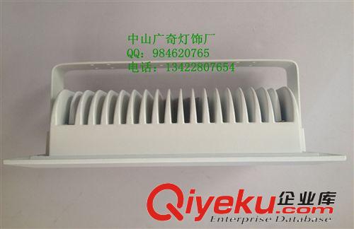 7寸新款壓鑄投光燈 外殼套件 方形雙COB  可旋轉角度壓鑄筒燈外殼