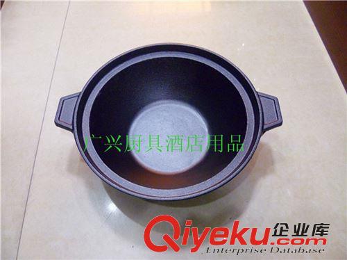 廠家直銷20cm鐵煲/鑄鐵嗜嗜煲/不粘煲仔/生鐵鍋【煲仔飯專用】原始圖片2