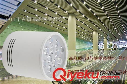 12w明裝筒燈 12W LED明裝射燈 9W吸頂天花燈 白光明裝工程射燈原始圖片3