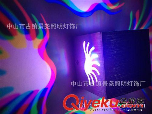 電視背景墻裝飾LED墻壁燈 彩色壁燈 天花過道玄關(guān)燈 酒吧KTV壁燈