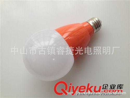 5W 塑料球泡燈 吹罩球泡燈 發光面大 球泡燈 LED球泡 E27球泡原始圖片2
