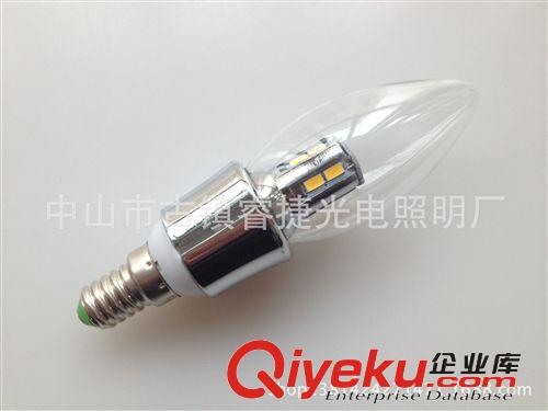 阿里特别推介 5W LED蜡烛灯 拉尾泡 led尖泡 LED水晶灯 LED灯