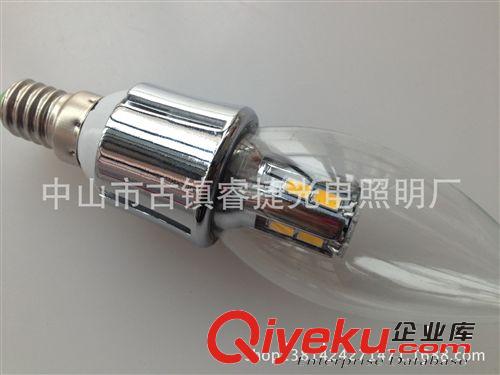 阿里特别推介 5W LED蜡烛灯 拉尾泡 led尖泡 LED水晶灯 LED灯