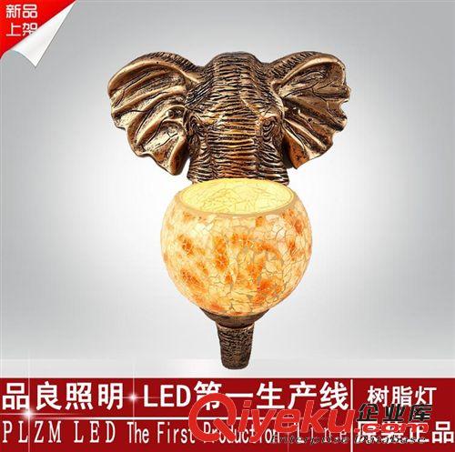 樹脂仿古歐式大象樓梯酒吧壁燈客廳休閑場所原始圖片2