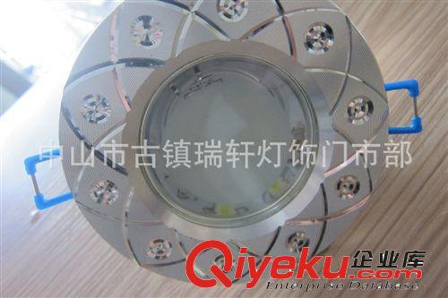 廠家直銷(xiāo)大量大功率天花燈 2.5寸高光24珠防霧led燈 天花燈