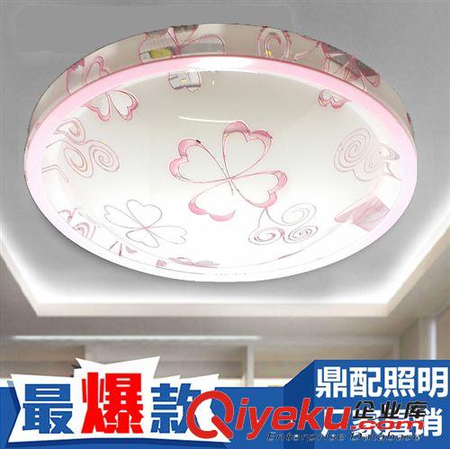 鼎配led兒童房燈吸頂LED臥室燈云彩圓形燈具 陽臺燈現代燈飾18w