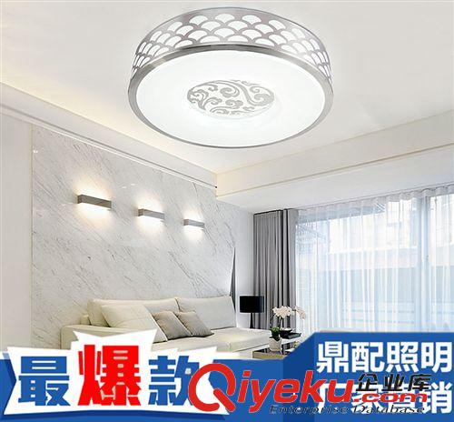 批發臥室吸頂燈 現代LED吸頂燈飾 廠家直銷 高透光簡約LED臥室燈