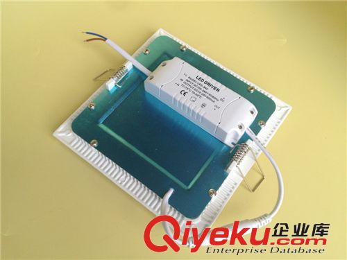 供應優質led超薄方形面板燈外殼套件 嵌入式廚衛燈燈具配件平板燈原始圖片2