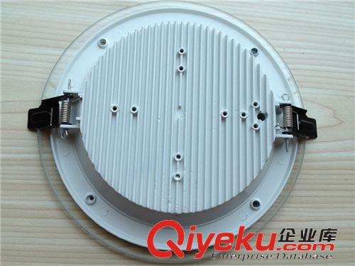 批發(fā)led天花壓鑄筒燈套件 開(kāi)孔：220mm玻璃面板燈燈具配件成品原始圖片2