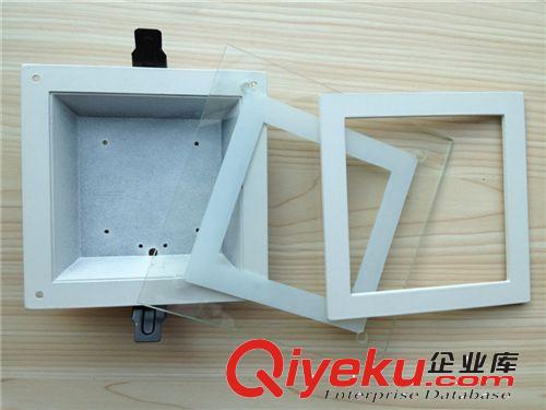 160*160mm玻璃面板燈成品 12w壓鑄天花筒燈外殼 廚衛(wèi)燈套件原始圖片3