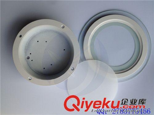 led玻璃燈 圓形壓鑄天花燈 外殼 斜邊玻璃燈18w正面發(fā)光玻璃燈原始圖片2