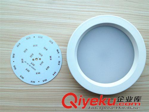 杰旭廠家供應(yīng)led天花燈燈具 5寸壓鑄筒燈外殼套件 12w筒燈配件原始圖片3