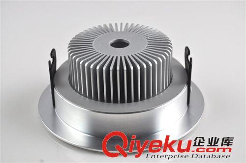 廠家直銷一體化車鋁材筒燈外殼套件 5寸12-15w天花筒燈套件外殼原始圖片2