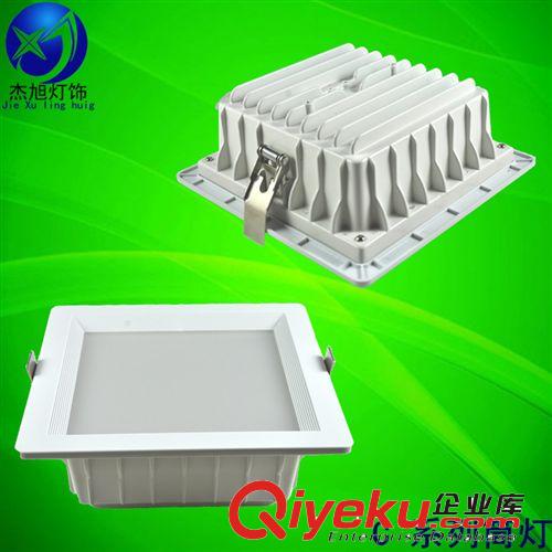 COB方形筒燈 壓鑄筒燈外殼 12wCOB筒燈燈具 led天花筒燈配件