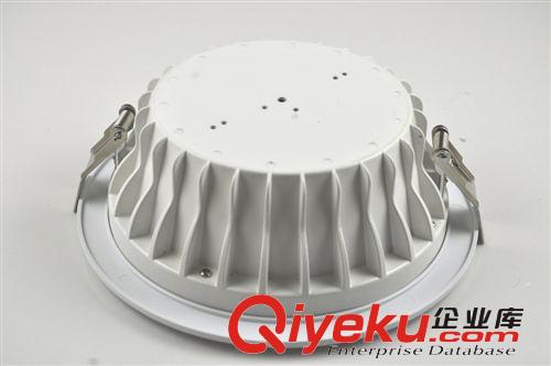 gd6寸led壓鑄筒燈燈具配件 貼片20w天花筒燈套件外殼 面環(huán)階梯原始圖片2