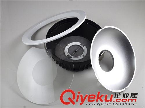 廠家供應LED筒燈外殼/壓鑄白色筒燈套件 8寸COB筒燈外殼配件30w原始圖片3